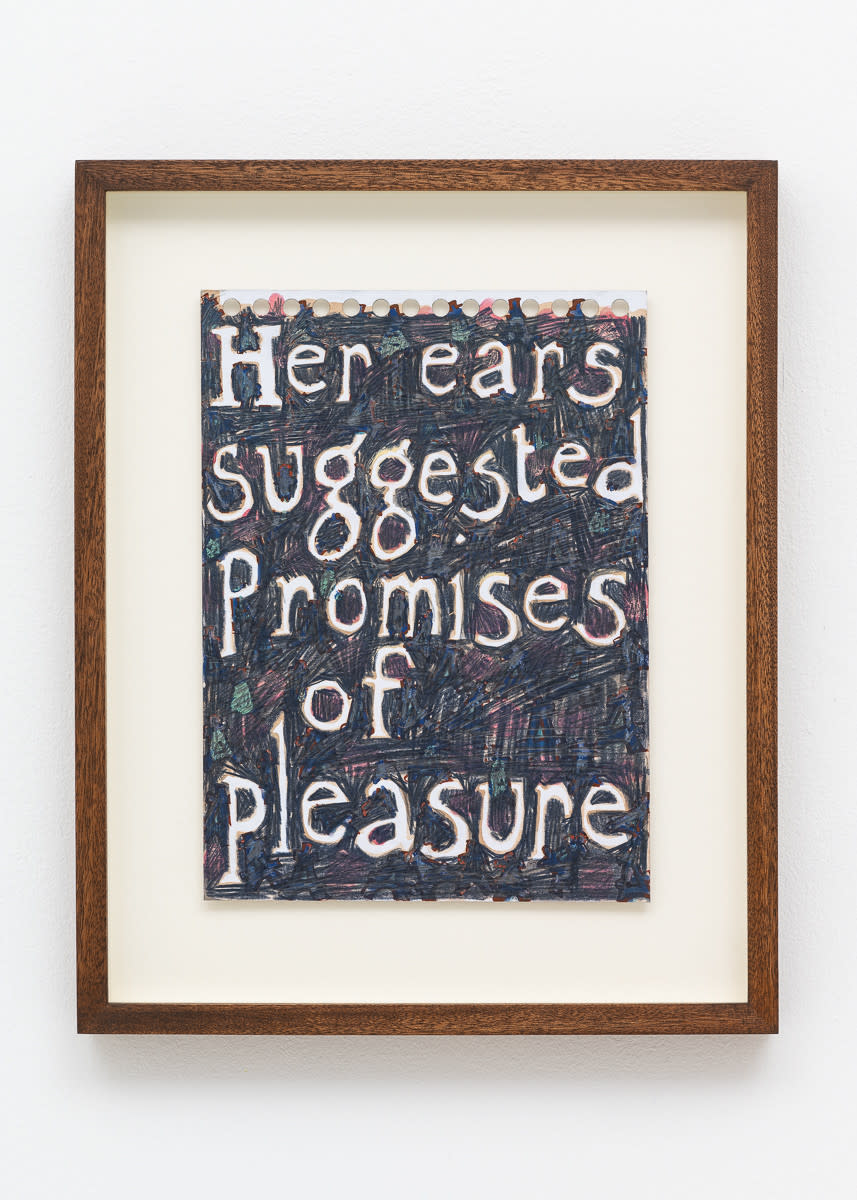 Her ears suggested promises of pleasure